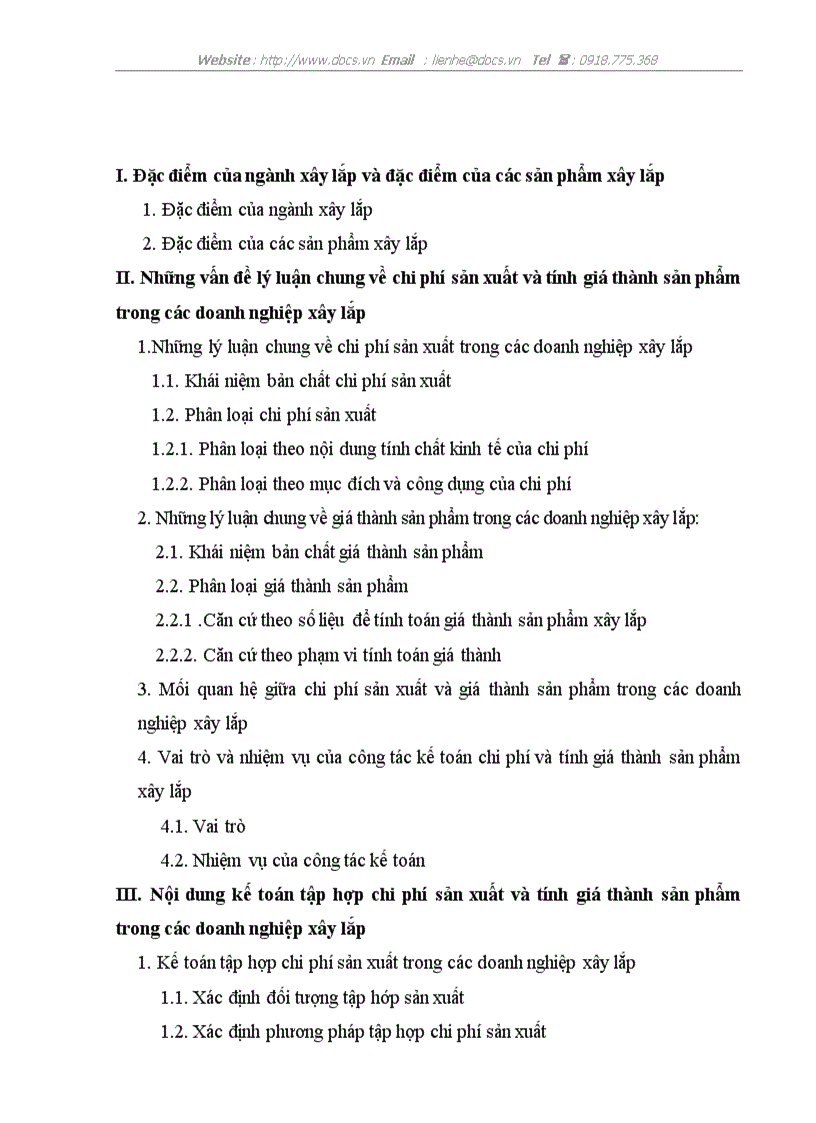 image for page Một số nhận xét và kiến nghị nhằm hoàn thiện công tác kế toán tập hợp chi phí sản xuất và tính giá thành sản phẩm tại Xí nghiệp Sông Đà 12 5