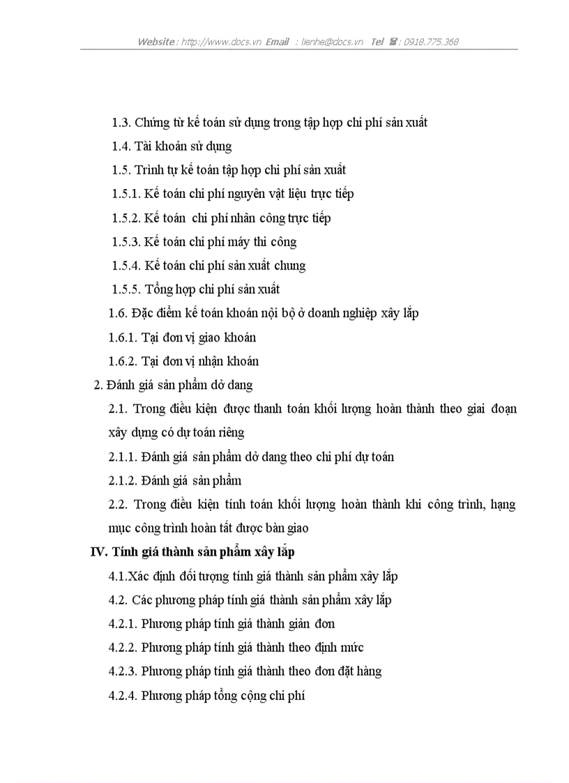 image for page Một số nhận xét và kiến nghị nhằm hoàn thiện công tác kế toán tập hợp chi phí sản xuất và tính giá thành sản phẩm tại Xí nghiệp Sông Đà 12 5