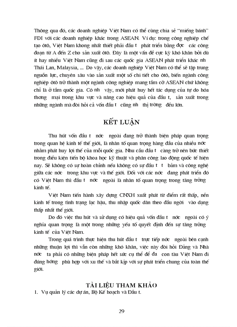 image for page Định hướng và các giải pháp tăng cường thu hút FDI vào Việt Nam trong điêù kiện thực hiện AFTA