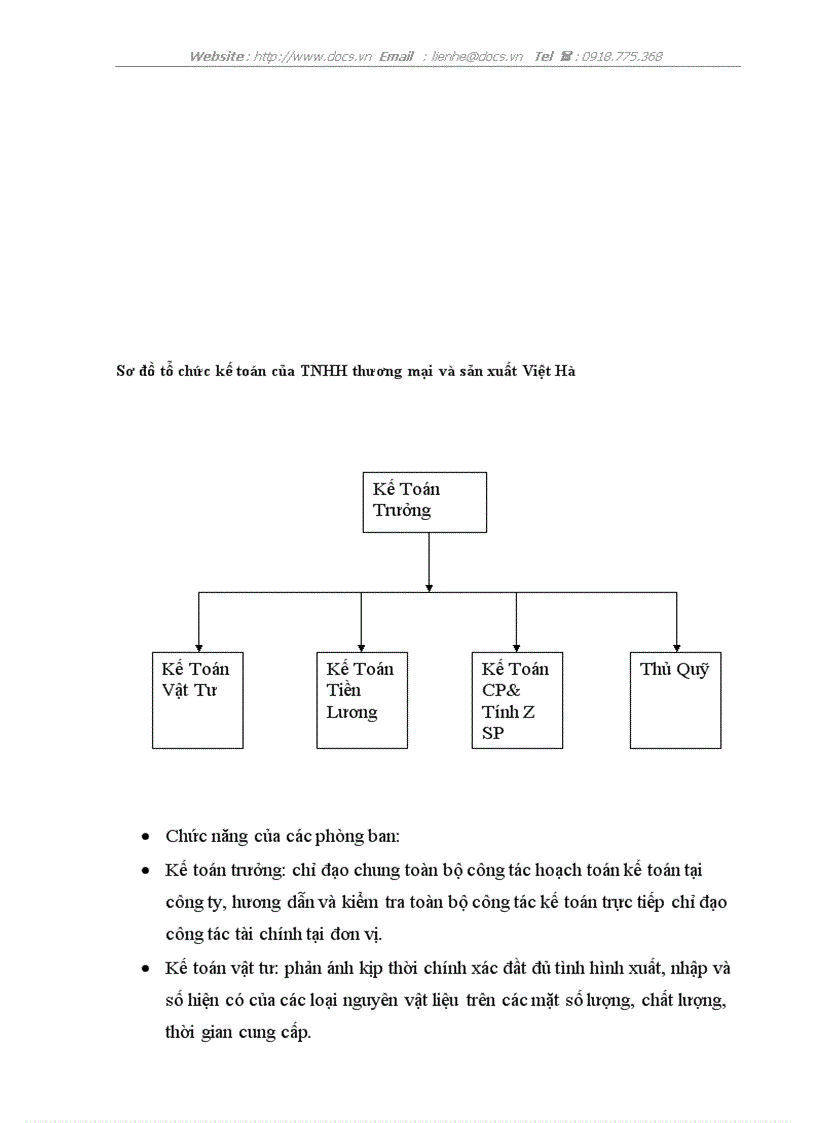 image for page Công tác kế toán chi phí sản xuất và tính giá thành sản phẩm tại Công ty TNHH thương mại và sản xuất Việt Hà