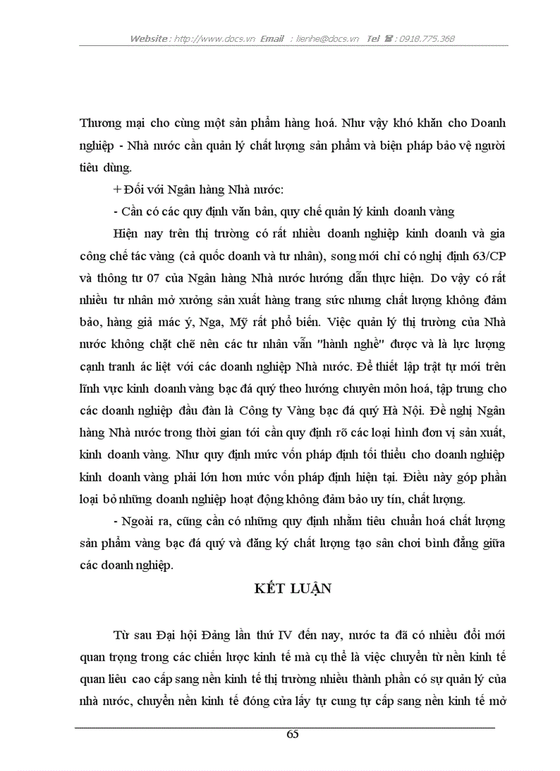 image for page Phân tích tình hình doanh thu bán hàng và các biện pháp không ngừng tăng doanh thu bán hàng ở Công ty Vàng Bạc Đá Quý Hà Nội