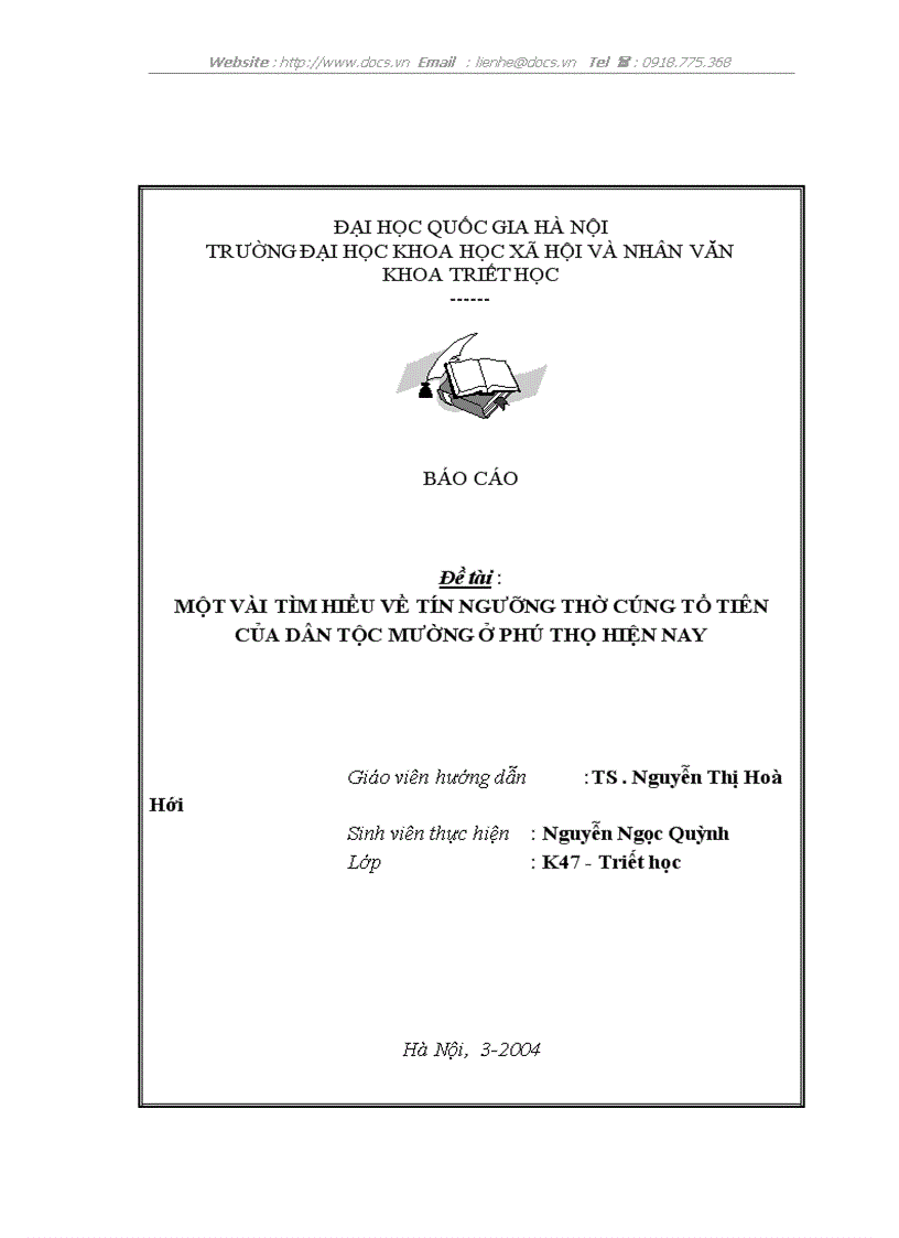 image for page Một vài tìm hiểu về tín ngưỡng thờ cúng tổ tiên của dân tộc mường ở phú thọ hiện nay