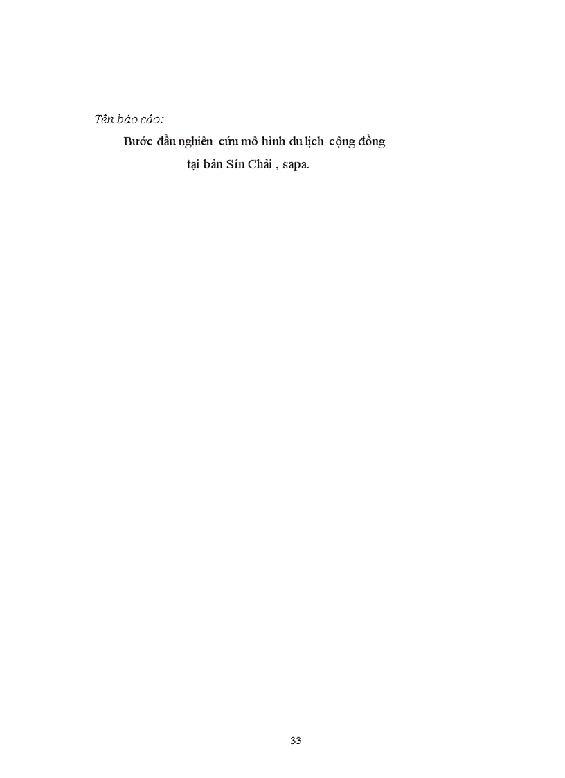 image for page Bước đầu tìm hiểu về mô hình du lịch cộng đồng tại bản Sín Chải Sapa