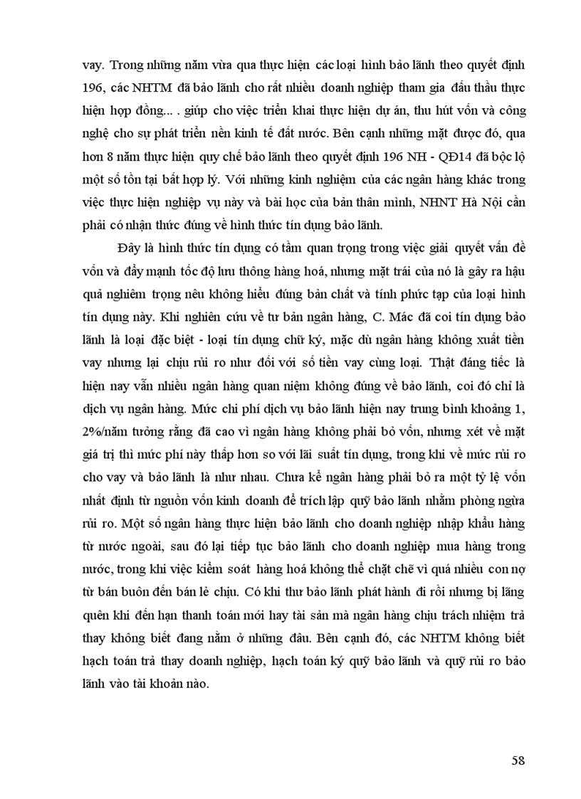 image for page Giải pháp mở rộng hoạt động tín dụng tài trợ xuất nhập khẩu tại Ngân hàng Ngoại Thương Hà Nội