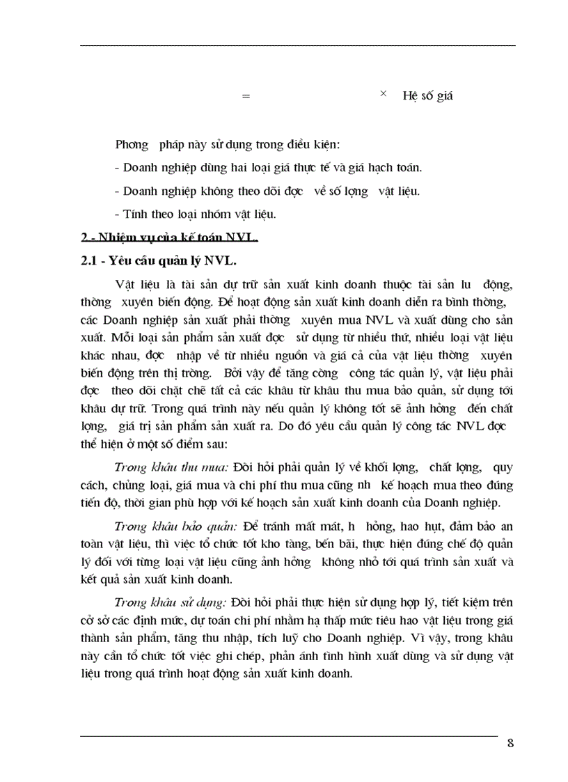 image for page Lý luận chung về công tác kế toán nguyên vật liệu nvl công cụ dụng cụ trong các doanh nghiệp
