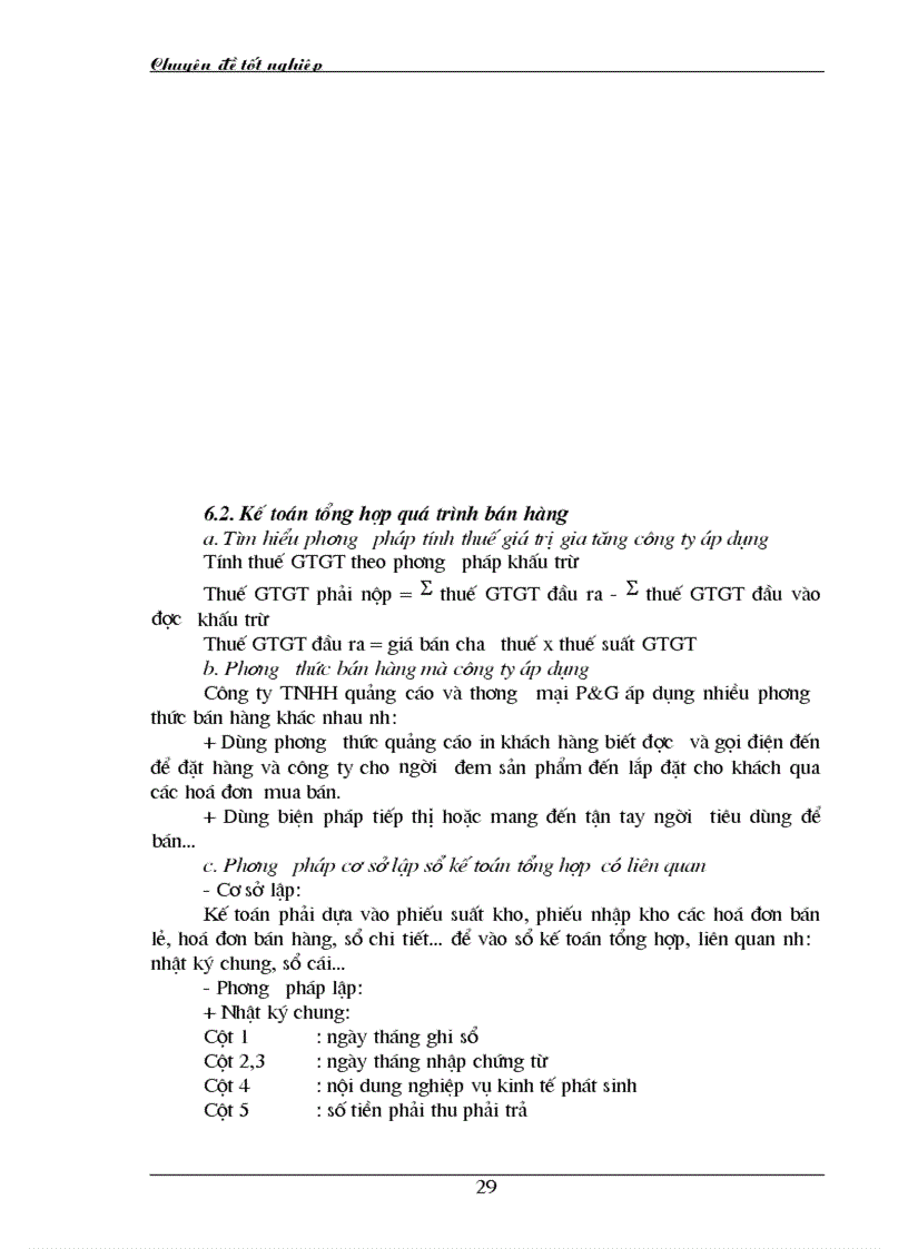 image for page Chi phí sản xuất và tính giá thành sản phẩm ở Công ty TNHH Quảng cáo và thương mại P G