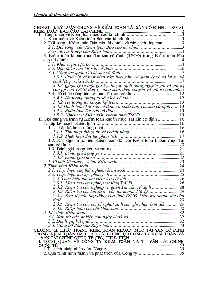 image for page Quy trình Kiểm toán khoản mục TSCĐ trong Kiểm toán BCTC do IFC thực hiện