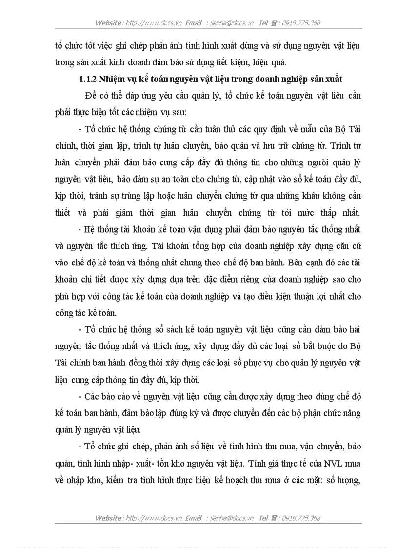 image for page Hoàn thiện công tác kế toán nguyên vật liệu tại Công ty TNHH Sản xuất và Thương mại Thái Hòa