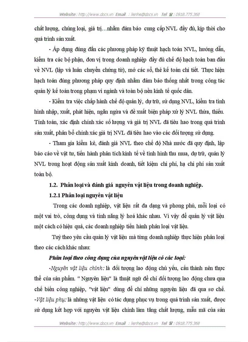 image for page Hoàn thiện công tác kế toán nguyên vật liệu tại Công ty TNHH Sản xuất và Thương mại Thái Hòa