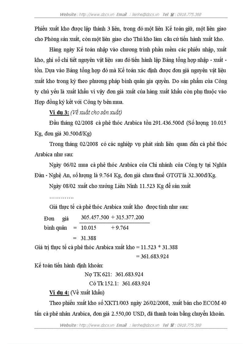 image for page Hoàn thiện công tác kế toán nguyên vật liệu tại Công ty TNHH Sản xuất và Thương mại Thái Hòa