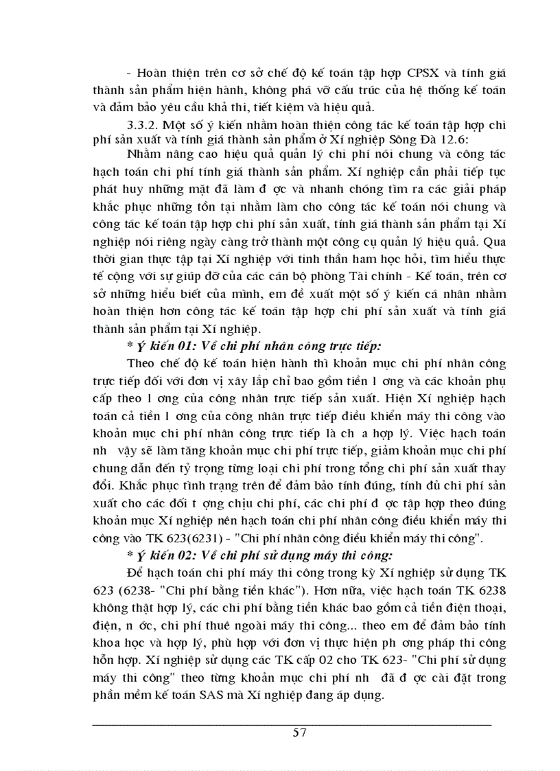 image for page Hoàn thiện công tác kế toán tập hợp chi phí sản xuất và tính giá thành sản phẩm tại Xí nghiệp Sông Đà 12 6
