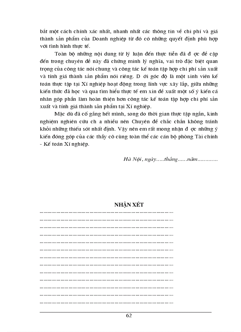 image for page Hoàn thiện công tác kế toán tập hợp chi phí sản xuất và tính giá thành sản phẩm tại Xí nghiệp Sông Đà 12 6