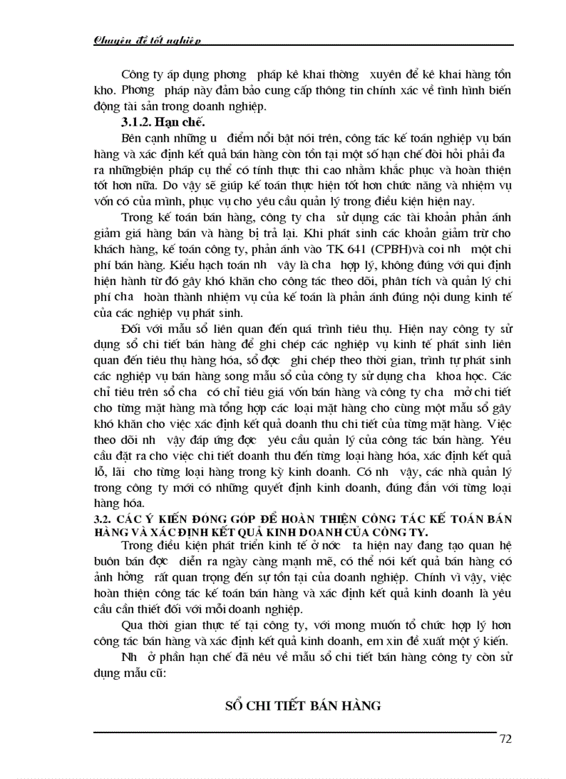 image for page Nhận xét và kiến nghị về công tác kế toán bán hàng và xác định kết quả bán hàng tại Công ty cổ phần Ngọc Anh