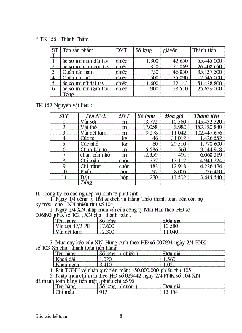 image for page Thực trạng công tác hạch toán kế toán tổng hợp tại Xí nghiệp dệt may xuất nhập khẩu và dịch vụ tổng hợp