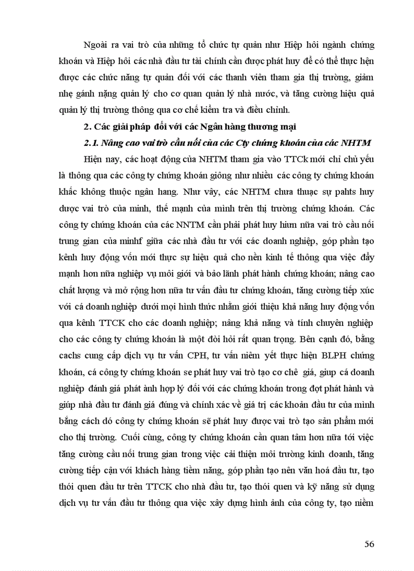 image for page Phát huy vai trò của Ngân hàng thương mại đối với sự phát triển của thị trường chứng khoán Việt Nam