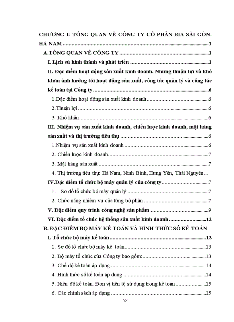 image for page Thực trạng kế toán về chi phí sản xuất và tính giá thành sản phẩm công nghiệp tại công ty cổ phần bia sài gòn hà nam