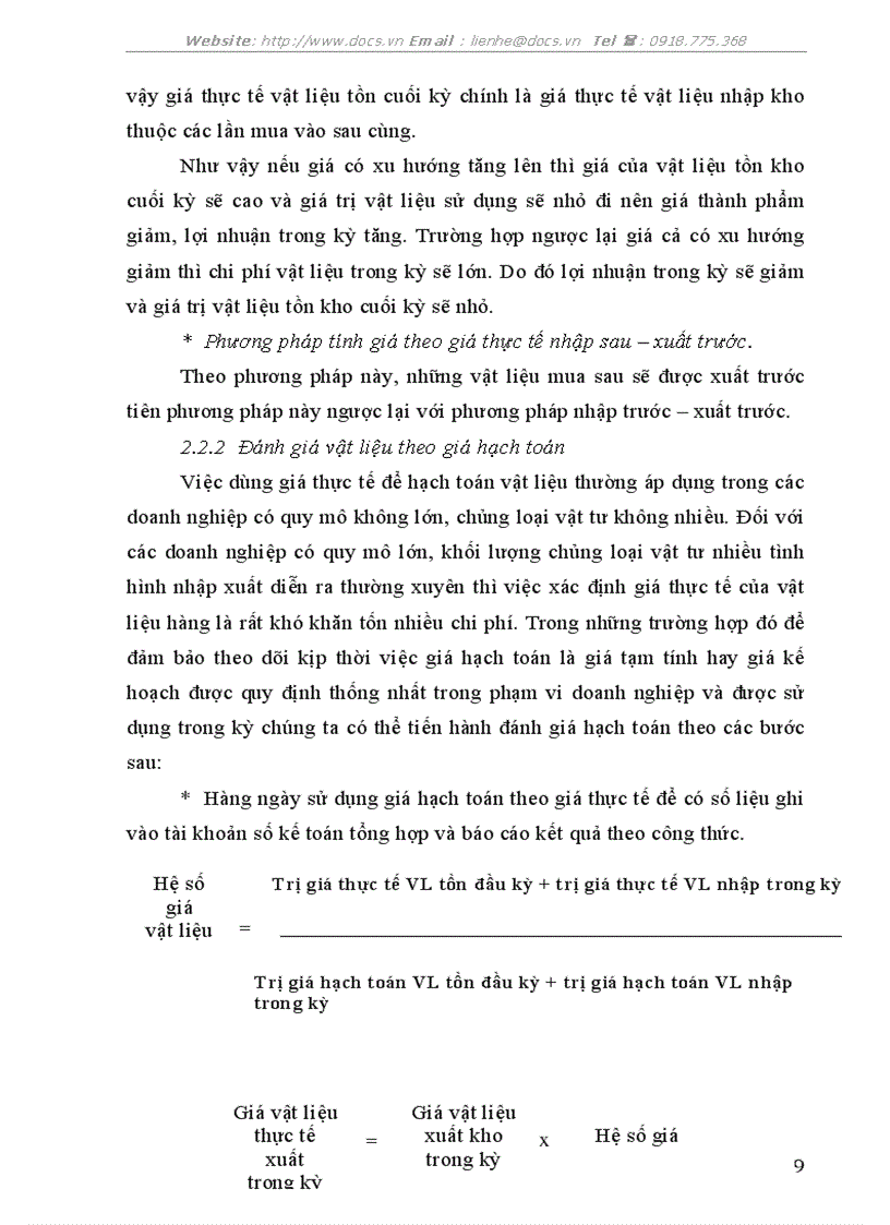 image for page Tổ chức công tác kế toán nguyên vật liệu tại công ty Dệt May Hà Nội