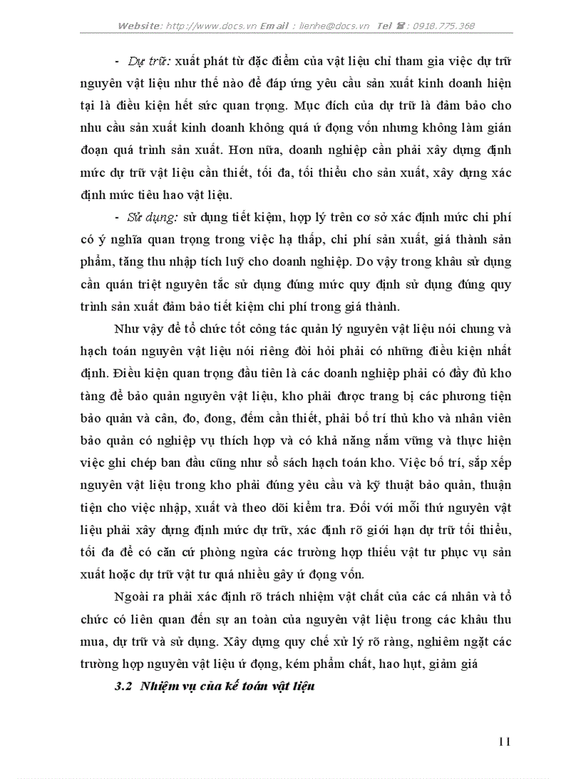 image for page Tổ chức công tác kế toán nguyên vật liệu tại công ty Dệt May Hà Nội