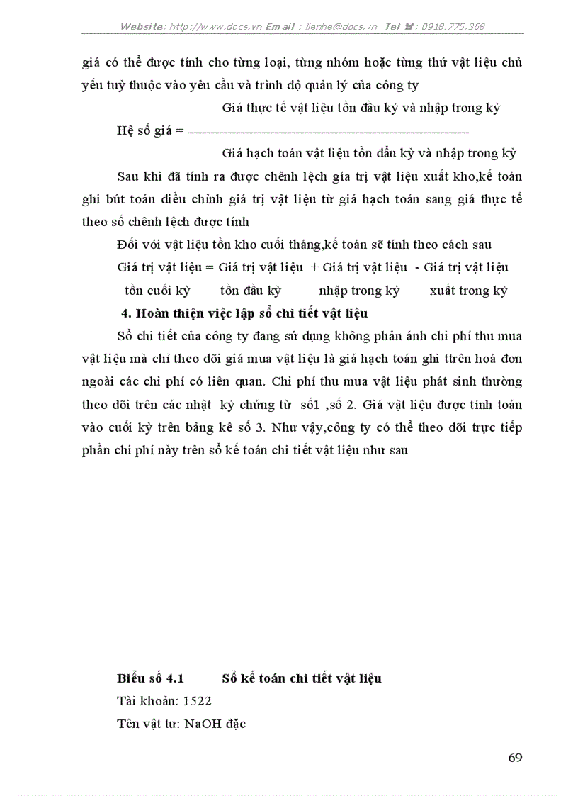 image for page Tổ chức công tác kế toán nguyên vật liệu tại công ty Dệt May Hà Nội