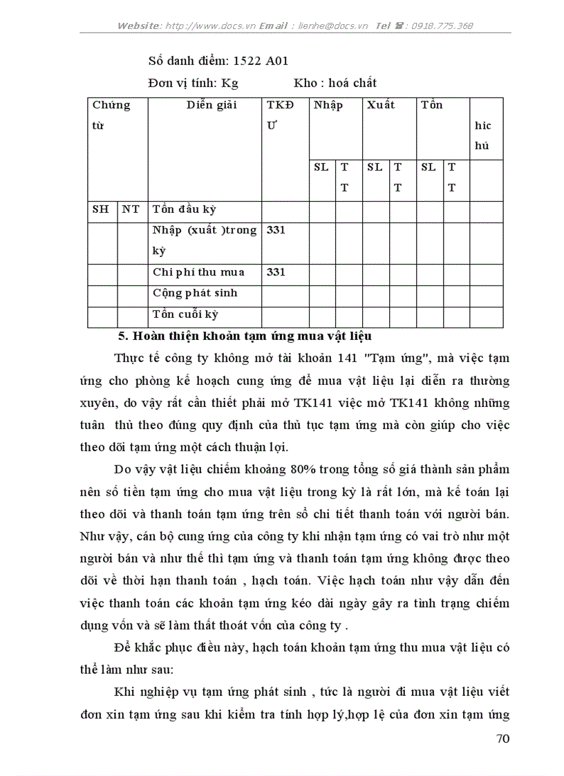 image for page Tổ chức công tác kế toán nguyên vật liệu tại công ty Dệt May Hà Nội
