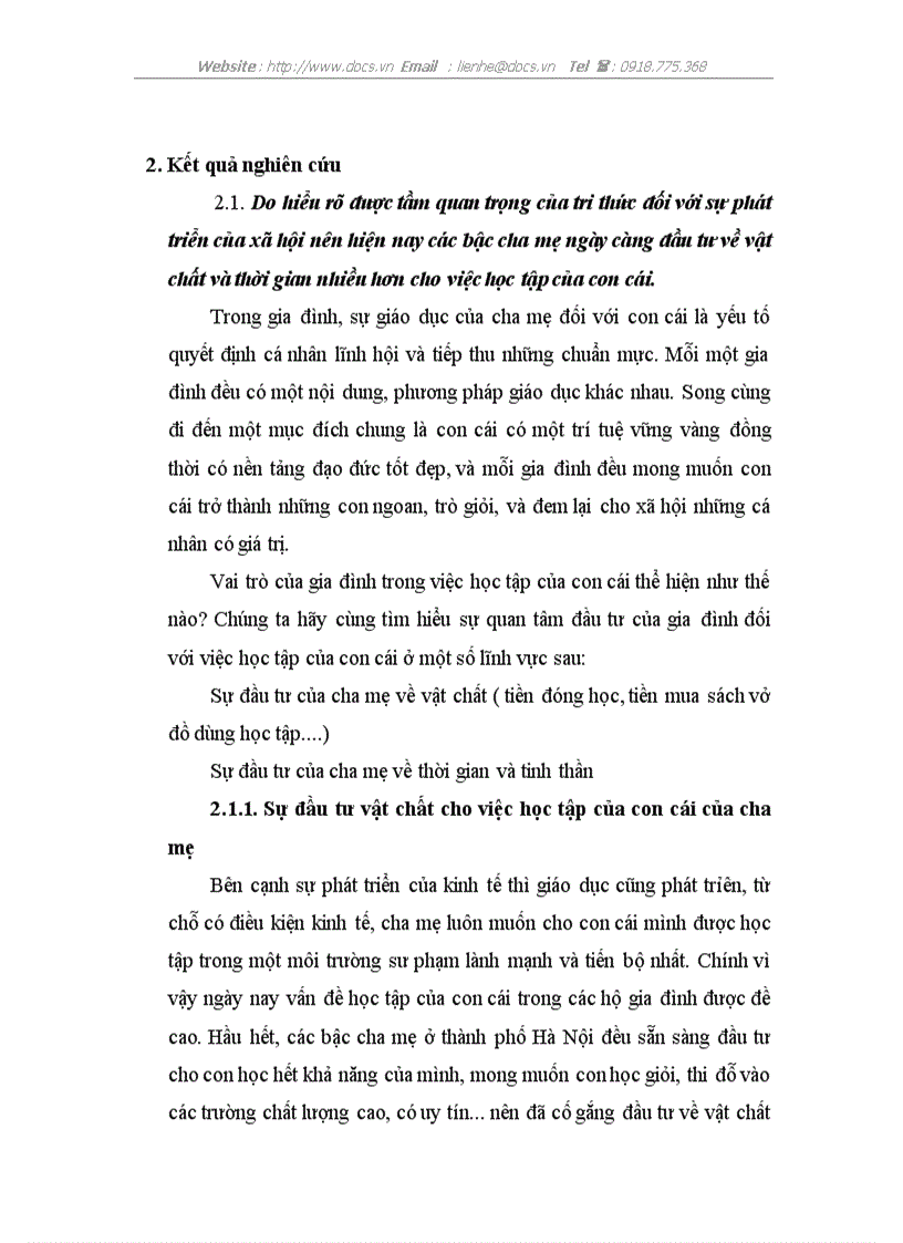 image for page Đầu tư của cha mẹ cho việc học tập của con cái trong việc học tập hiện nay