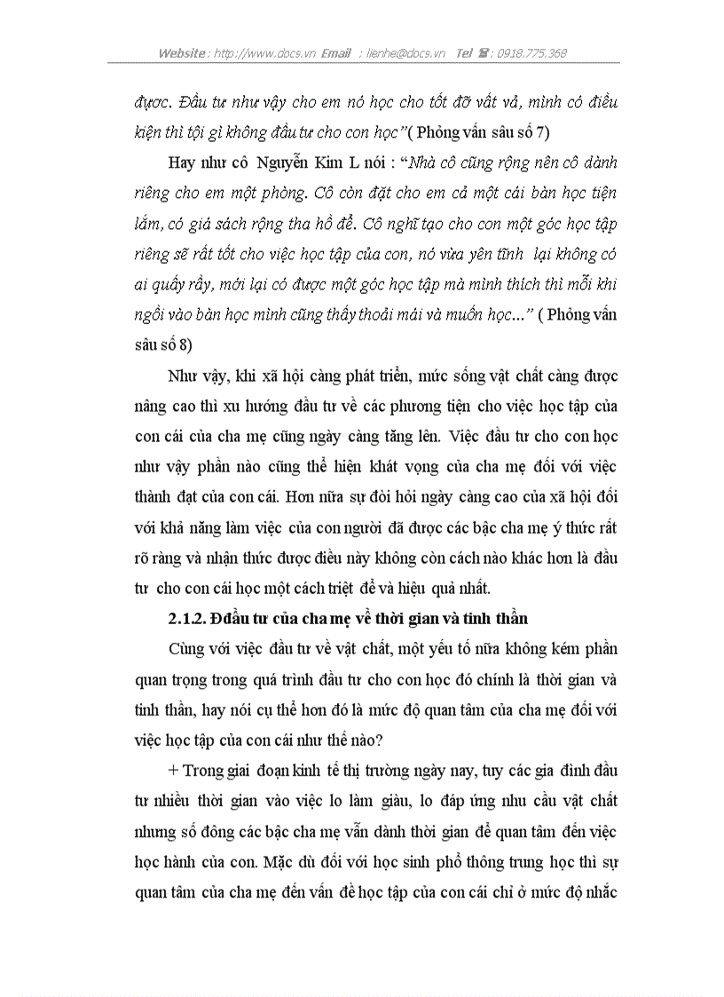 image for page Đầu tư của cha mẹ cho việc học tập của con cái trong việc học tập hiện nay