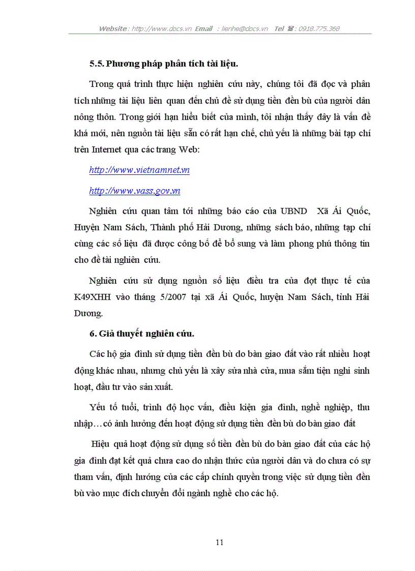 image for page Một số yếu tố tác động đến hiệu quả hoạt động sử dụng tiền đền bù do bàn giao đất cho khu công nghiệp của các hộ gia đình