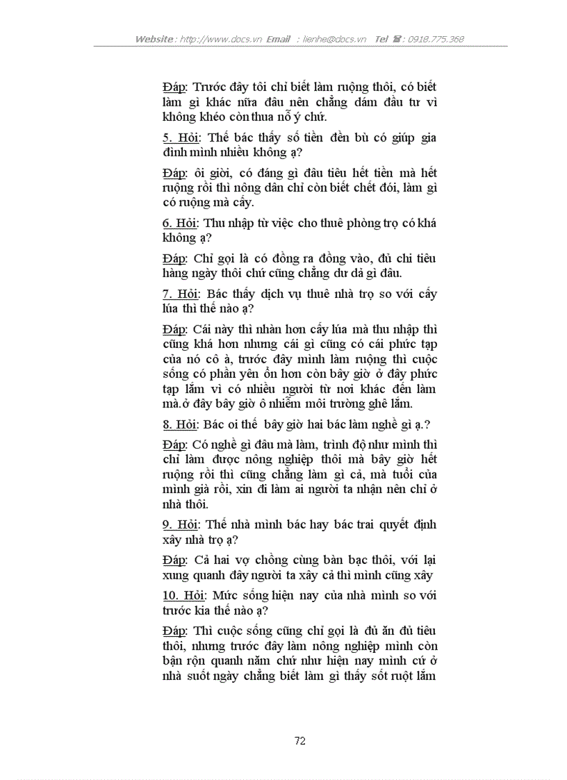 image for page Một số yếu tố tác động đến hiệu quả hoạt động sử dụng tiền đền bù do bàn giao đất cho khu công nghiệp của các hộ gia đình