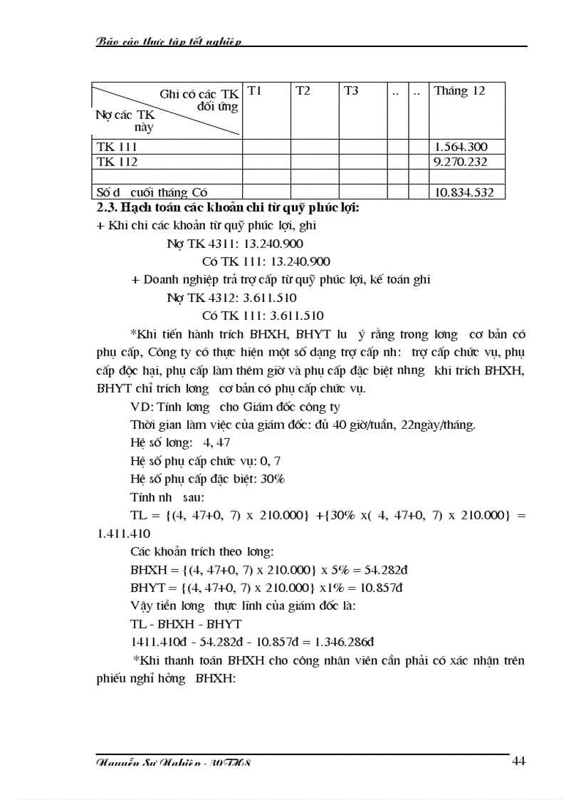 image for page Hạch toán tiền lương và các khoản trích theo lương tại Công ty TNHH Tiến Đạt