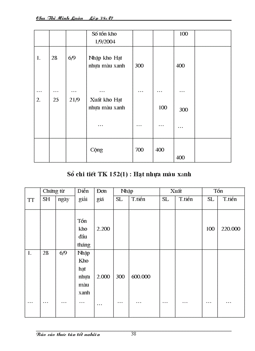 image for page Nhận xét và kiến nghị về công tác kế toán NLVL tại xí nghiệp X 18