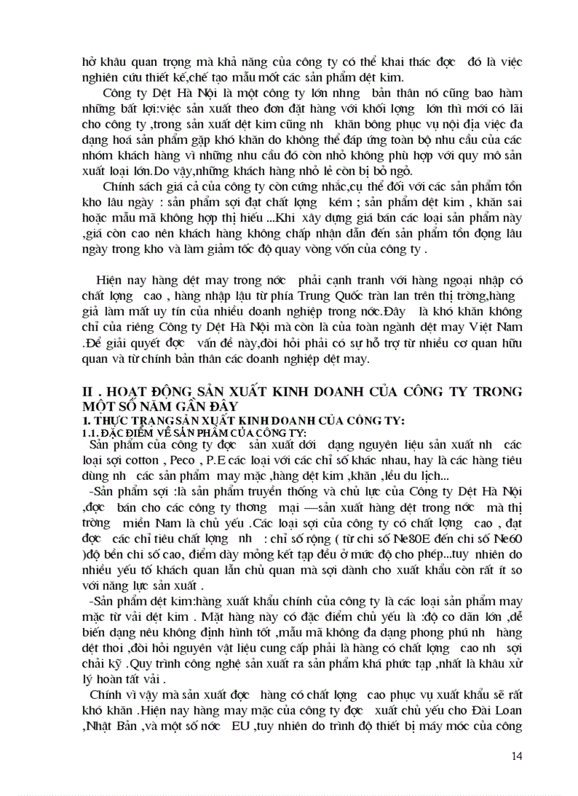 image for page Quá trình hình thành và phát triển của công ty dệt may hà nội