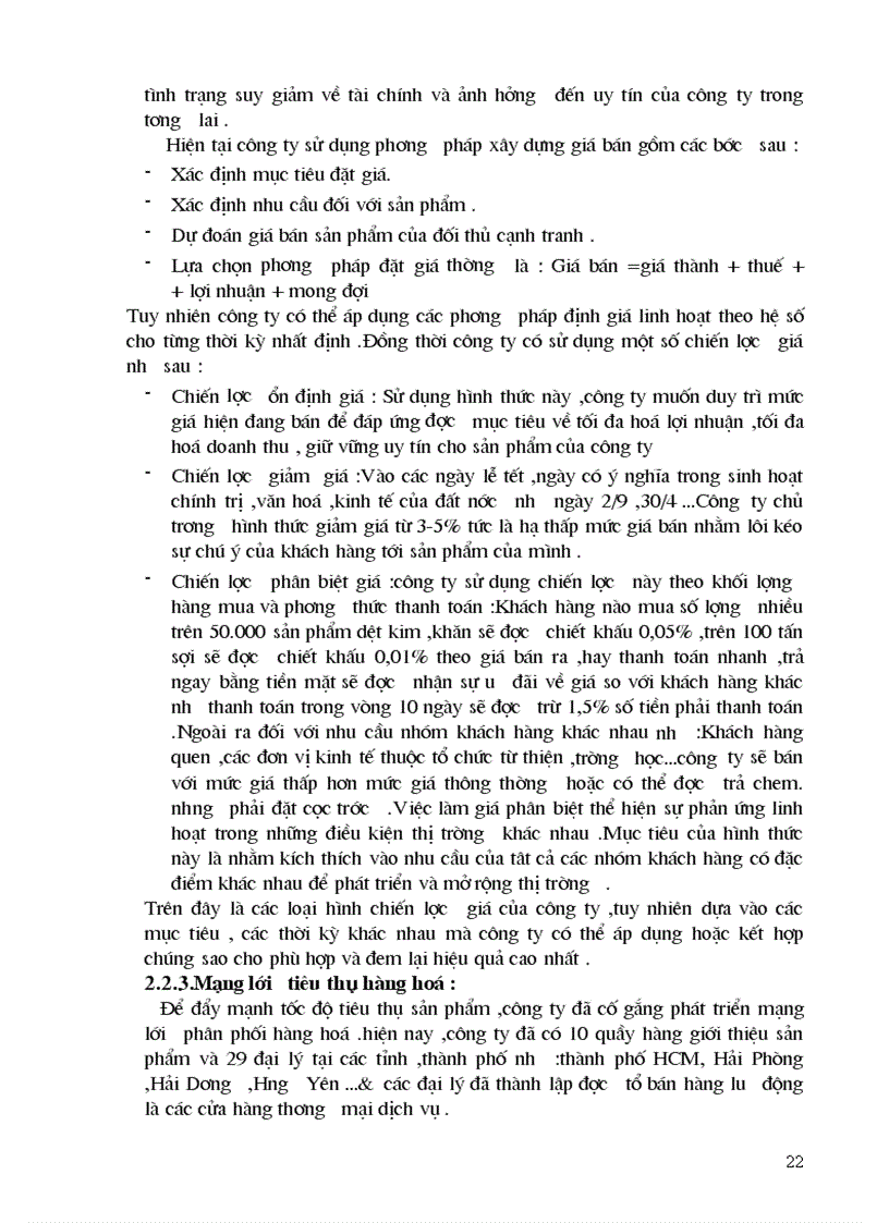 image for page Quá trình hình thành và phát triển của công ty dệt may hà nội