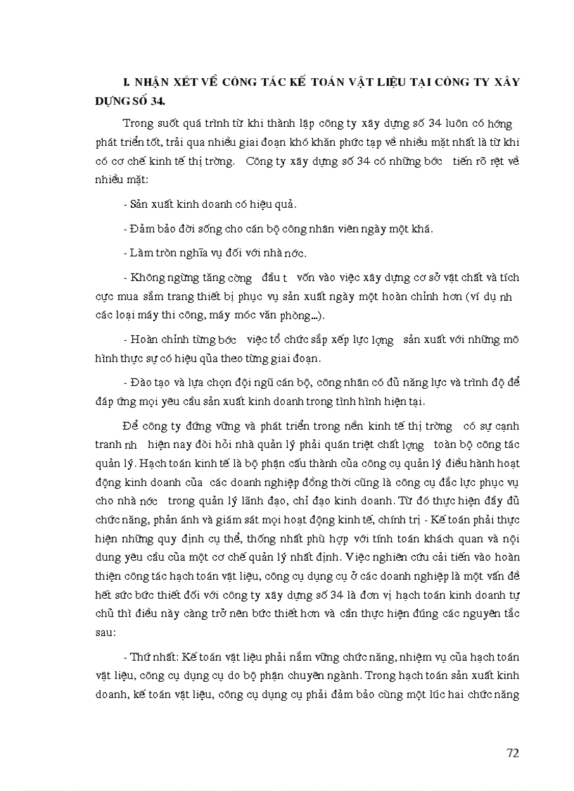image for page Công tác kế toán vật liệu tại Công ty xây dựng số 34 và ý kiến đề xuất nhằm góp phần hoàn thiện công tác kế toán vật liệu ở công ty xây dựng số 34