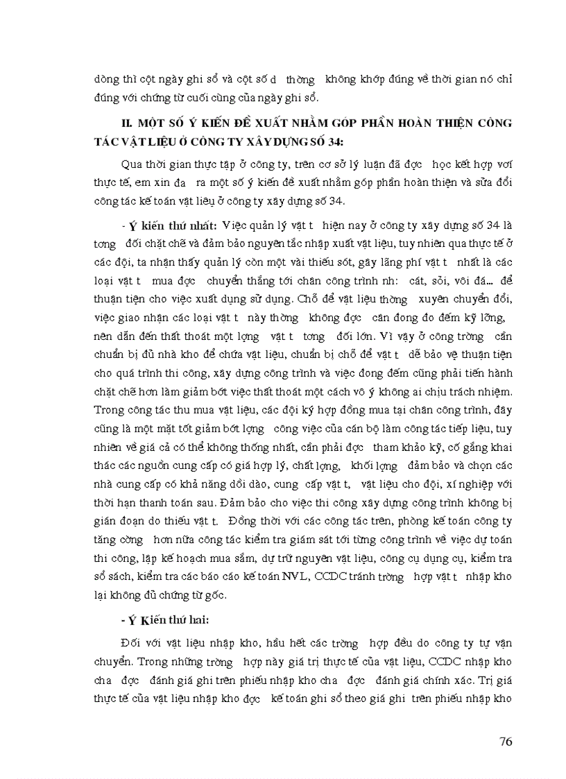 image for page Công tác kế toán vật liệu tại Công ty xây dựng số 34 và ý kiến đề xuất nhằm góp phần hoàn thiện công tác kế toán vật liệu ở công ty xây dựng số 34
