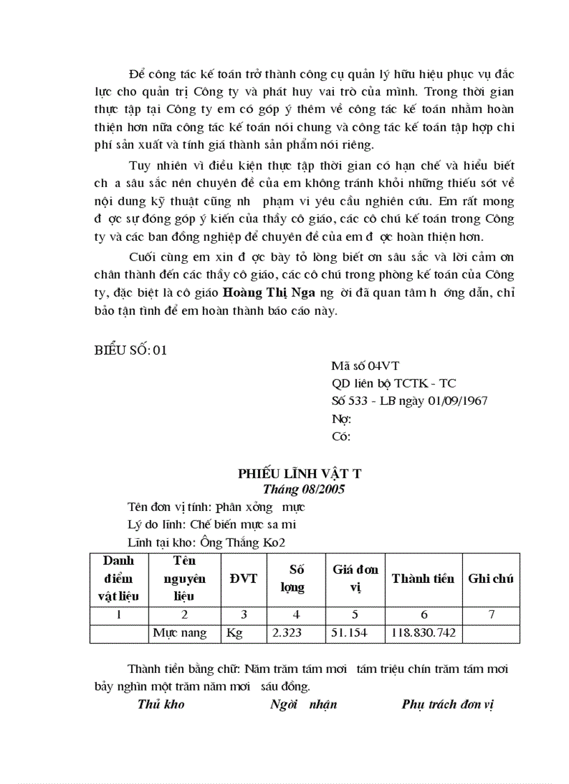 image for page Tổ chức công tác kế toán tổng hợp chi phí sản xuất và tính giá thành sản phẩm ở công ty xuất nhập khẩu thuỷ sản nam Hà Tĩnh