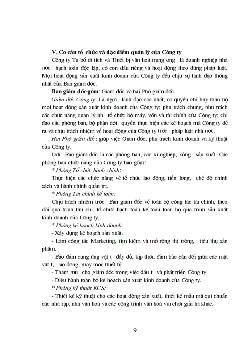 image for page Khái quát chung về công ty tu bổ di tích và thiết bị văn hoá trung ương