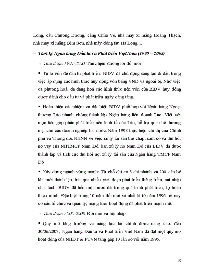 image for page Đánh giá hoạt động và phương hướng phát triển của chi nhánh Ngân hàng BIDV Đông Đô
