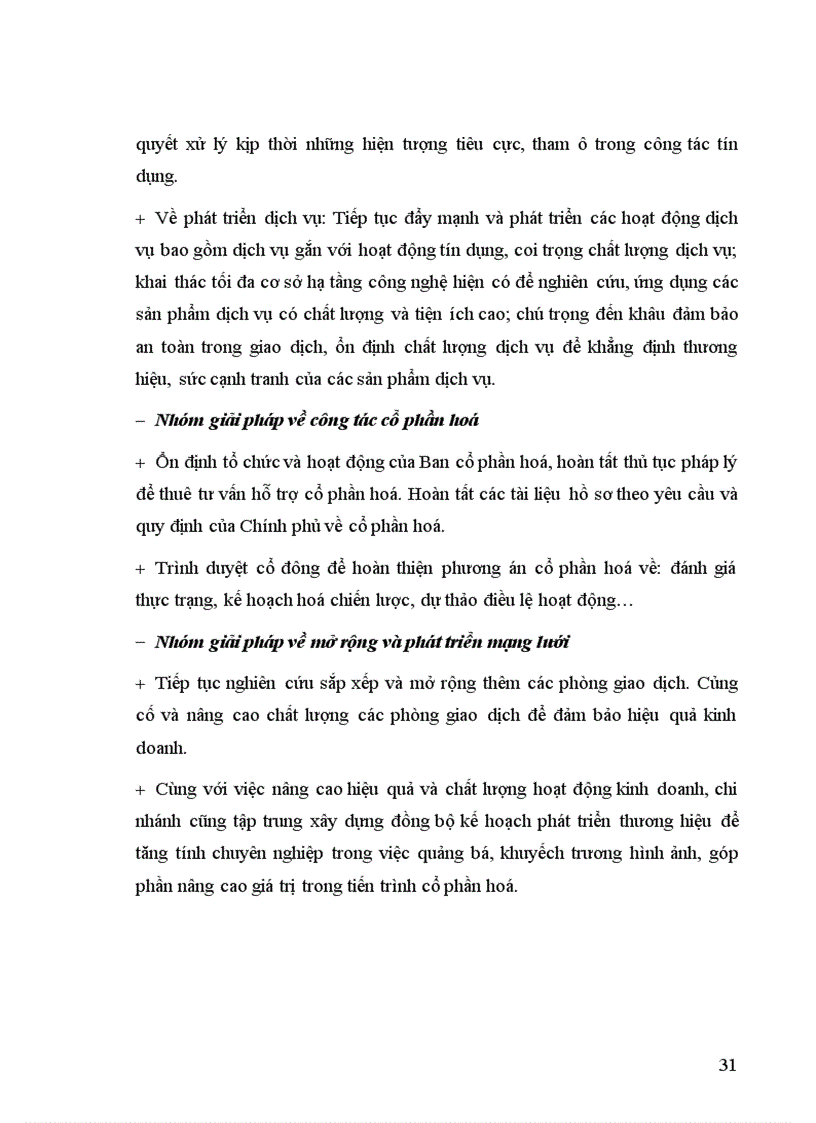 image for page Đánh giá hoạt động và phương hướng phát triển của chi nhánh Ngân hàng BIDV Đông Đô
