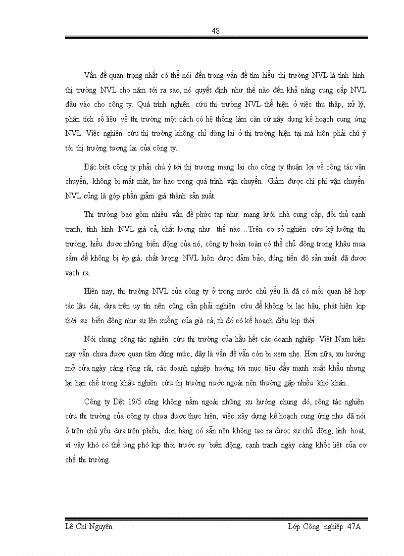 image for page Hoạt động mua nguyên vật liệu ở công ty TNHH Nhà nước một thành viên Dệt 19 5 Hà Nội