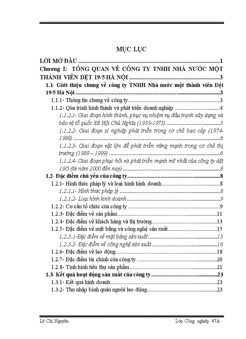 image for page Hoạt động mua nguyên vật liệu ở công ty TNHH Nhà nước một thành viên Dệt 19 5 Hà Nội