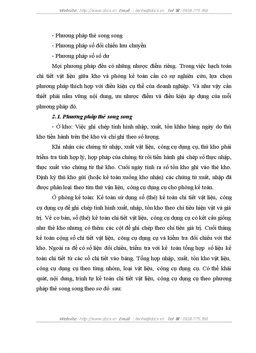 image for page Tổ chức công tác kế toán nguyên vật liệu công cụ dụng cụ ở Công ty xây dựng số 34