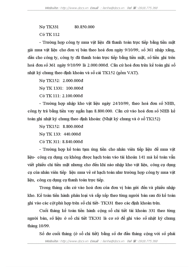 image for page Tổ chức công tác kế toán nguyên vật liệu công cụ dụng cụ ở Công ty xây dựng số 34