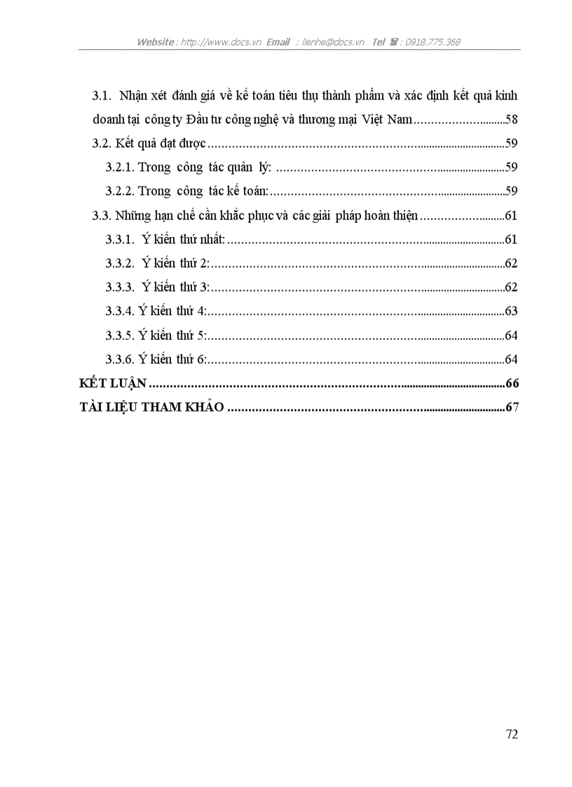 image for page Hoàn thiện hạch toán tiêu thụ thành phẩm và xác định kết quả kinh doanh tại Công ty Đầu tư công nghệ và thương mại Việt Nam