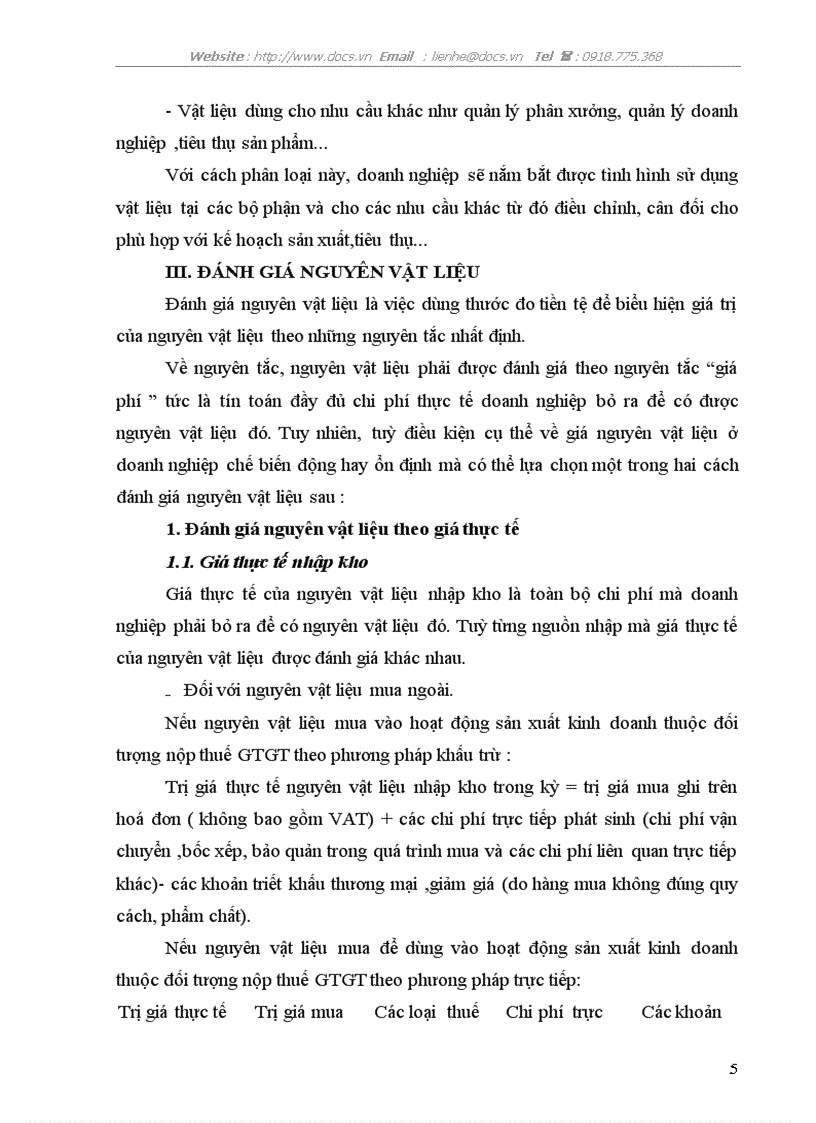 image for page Kế toán nguyên vật liệu vật liệu và công cụ dụng cụ tại Xí nghiệp 22 Công ty 22 Bộ Quốc Phòng