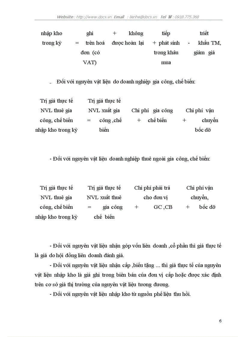 image for page Kế toán nguyên vật liệu vật liệu và công cụ dụng cụ tại Xí nghiệp 22 Công ty 22 Bộ Quốc Phòng