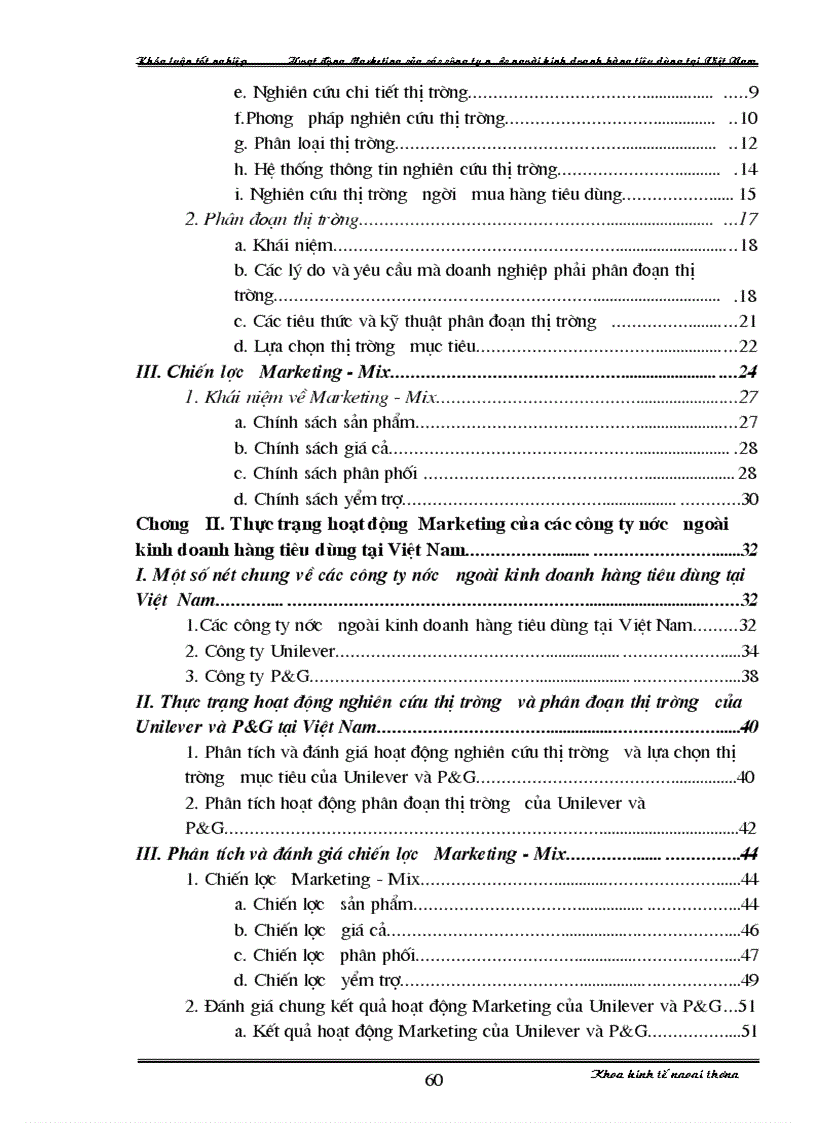 image for page Hoạt động Marketing của một số công ty nước ngoài kinh doanh hàng tiêu dùng tại Việt Nam