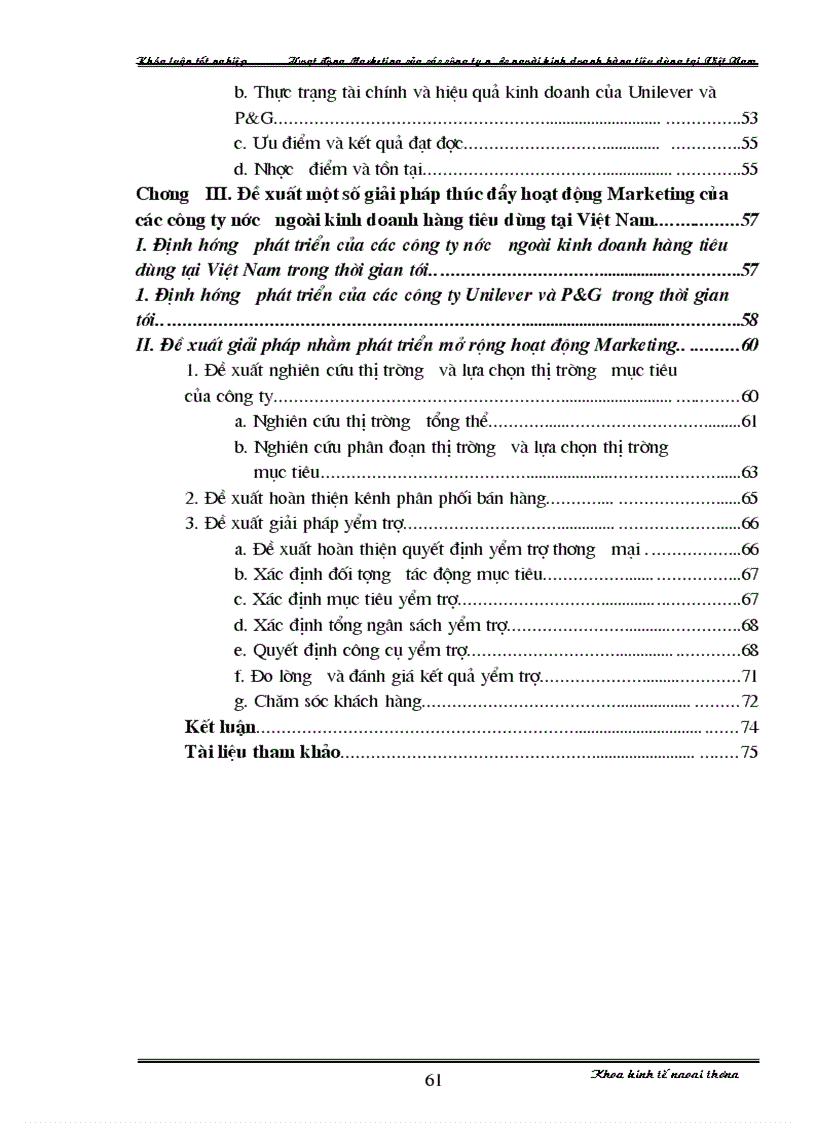 image for page Hoạt động Marketing của một số công ty nước ngoài kinh doanh hàng tiêu dùng tại Việt Nam