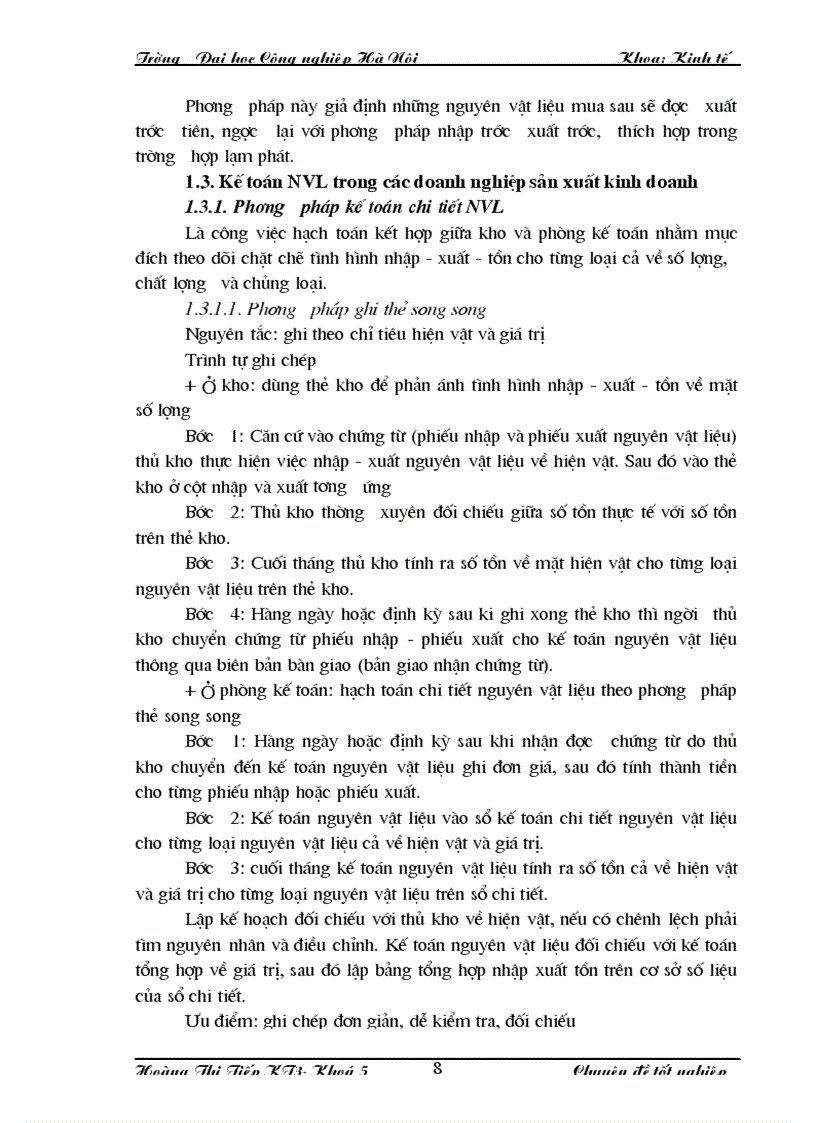 image for page Những ý kiến đóng góp nhằm hoàn thiện công tác hạch toán NVL tại Công ty TNHH sản xuất bao bì và dịch vụ thương mại Hà Nội