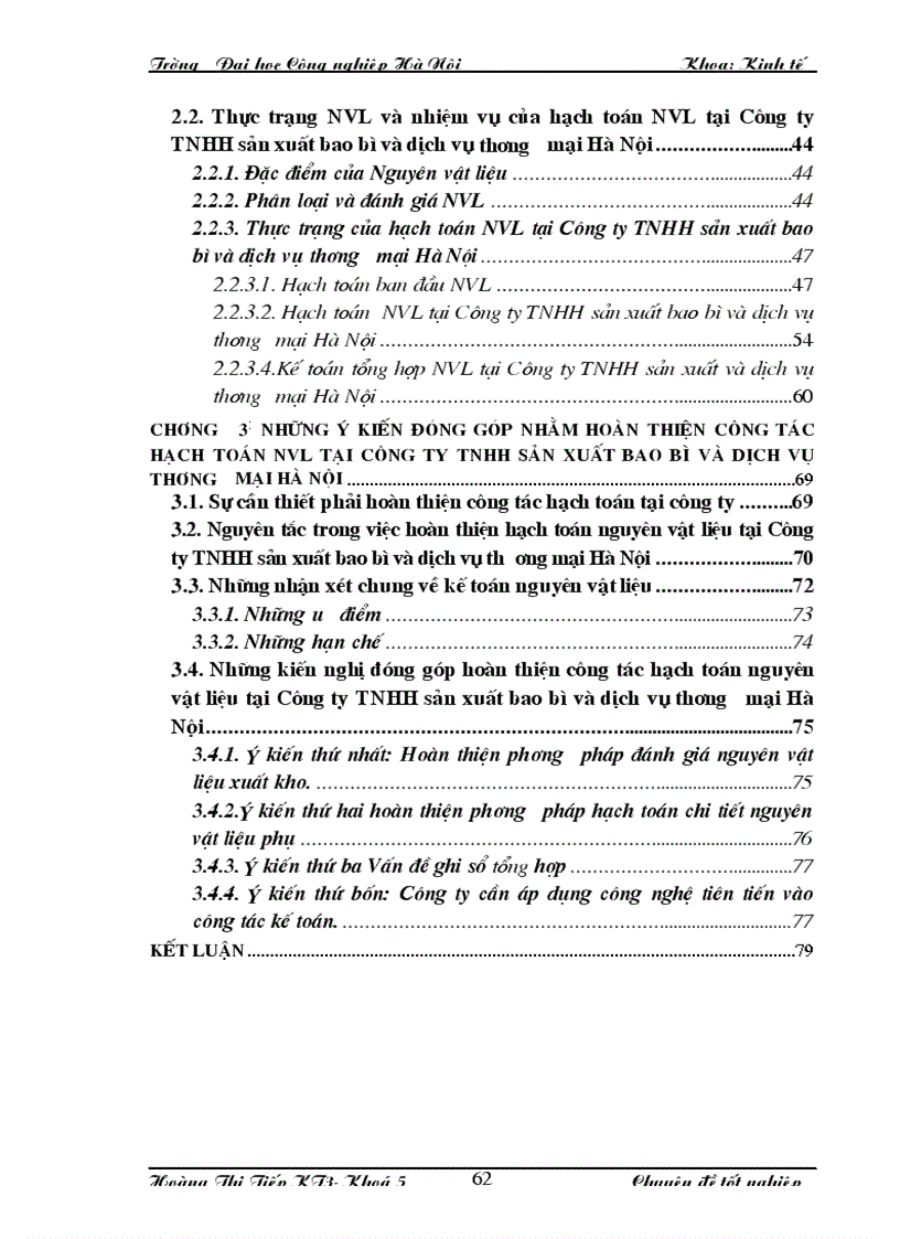 image for page Những ý kiến đóng góp nhằm hoàn thiện công tác hạch toán NVL tại Công ty TNHH sản xuất bao bì và dịch vụ thương mại Hà Nội