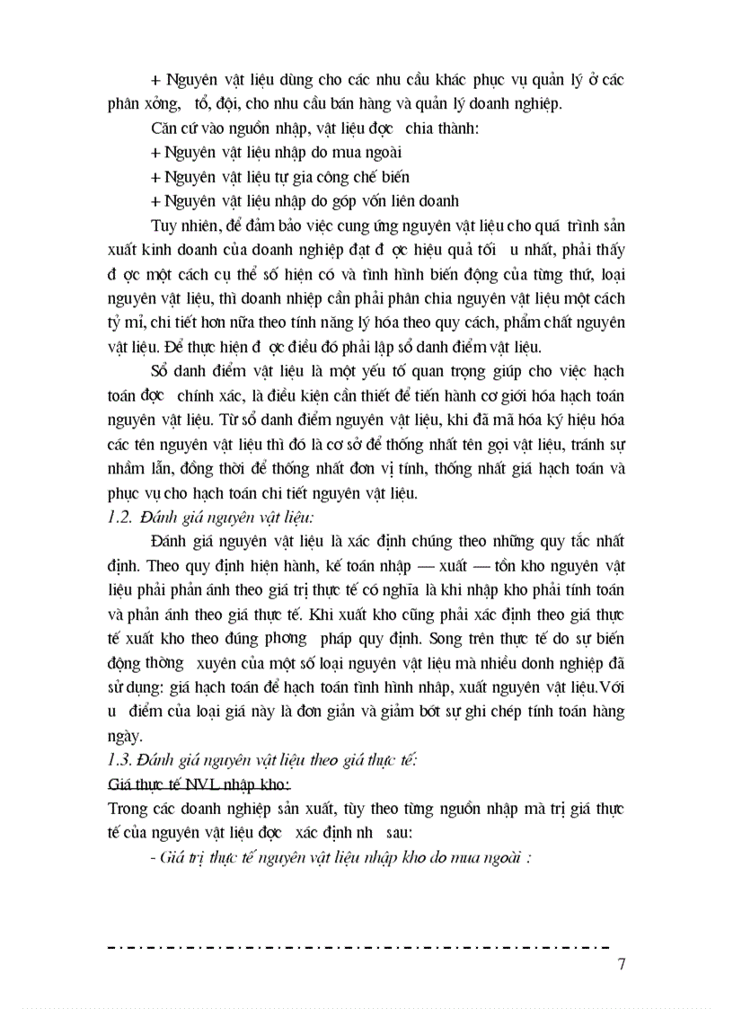 image for page Một số ý kiến đề xuất nhằm hoàn thiện công tác kế toán nguyên vật liệu tại công ty cổ phần Ba Lan Nam Định